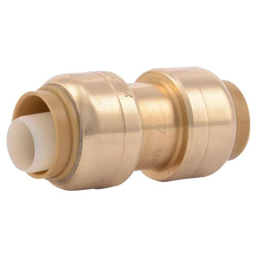 SharkBite 1/2 in. Push-to-Connect Brass Coupling Fitting. 2 Count