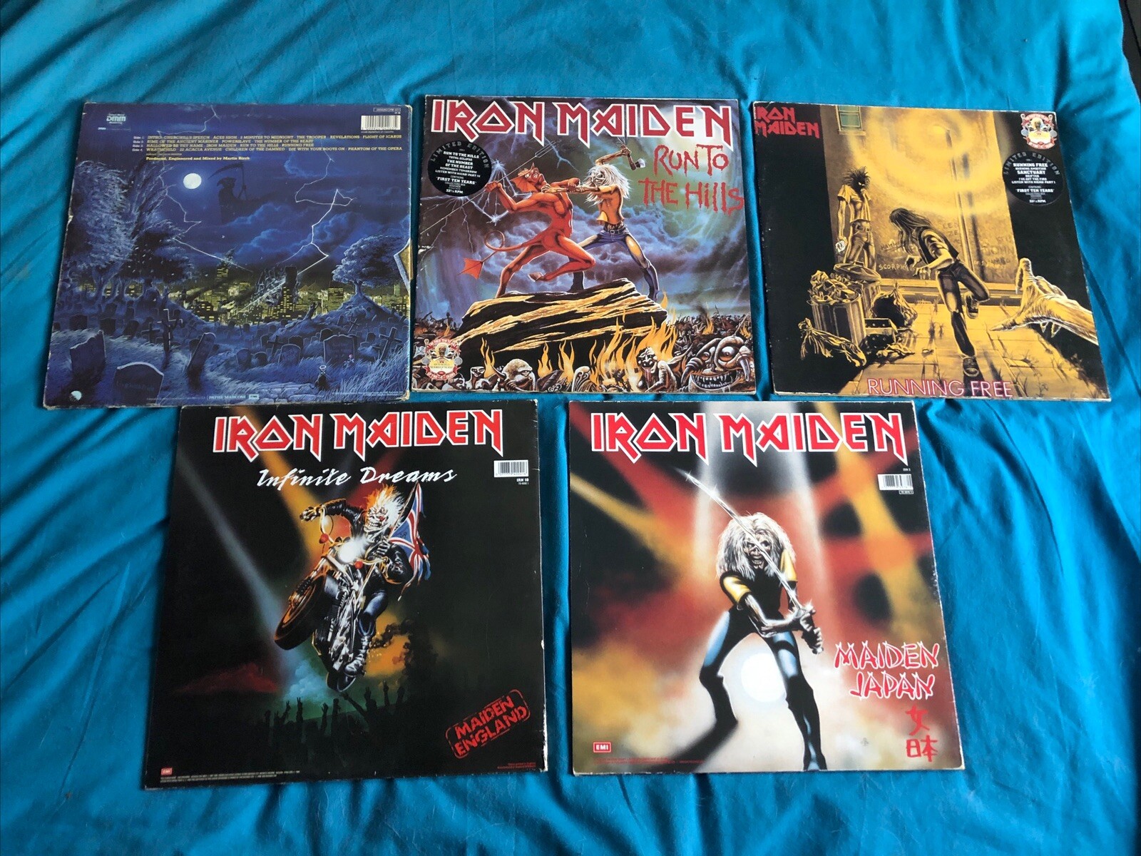 5 Double Vinyles Iron Maiden eBay