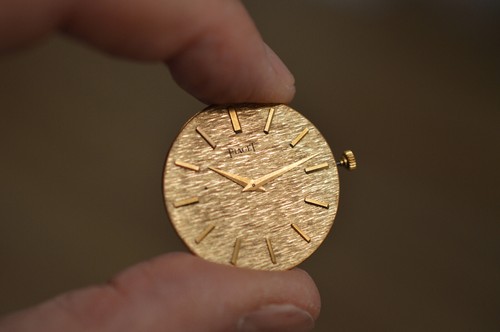 Men's Piaget Cal 9P Men's Watch Movement 18j, 5 adj+heat, solid gold dial - Picture 2 of 9
