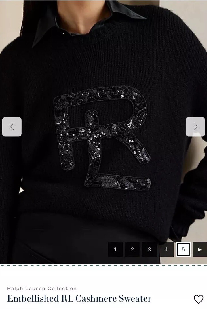 BRAND NEW WITH TAG RALPH LAUREN PURPLE LABEL SWEATER image 5