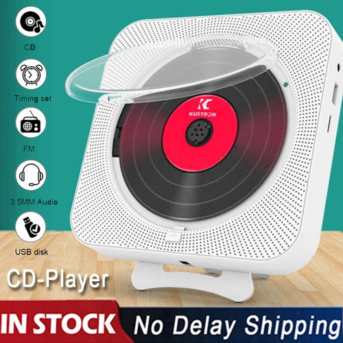 Tragbarer CD-Player FM Radio Stereoanlage Boombox Bluetooth Musik-Player - Bild 10 von 18