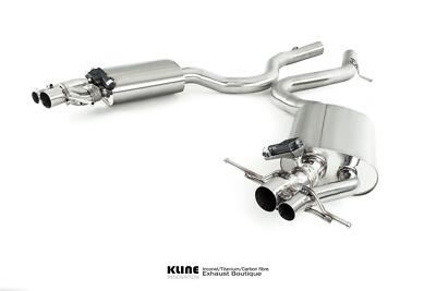Kline Valvetronic Rear System With 200 Cell Cat Pipe Set To Fit Merc S500 W222