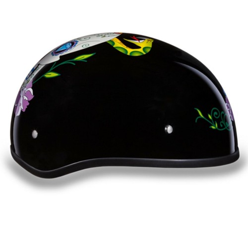 Daytona Biker Helmet D.O.T. Approved 1/2 Shell (Skull), Graphic Group, See Note - Picture 36 of 146
