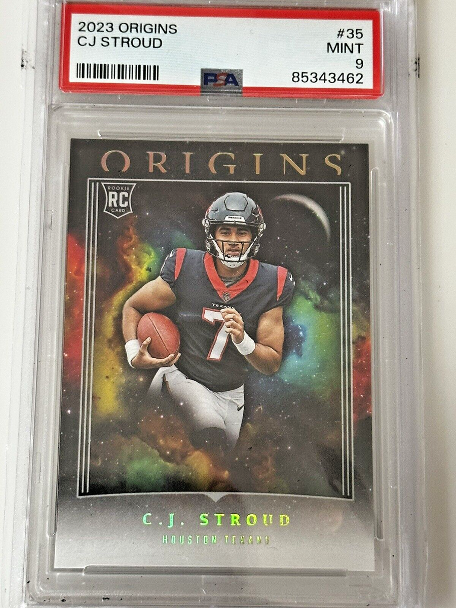 2023 Panini Origins Football Rookie Card PSA 9 ROY CJ Stroud 