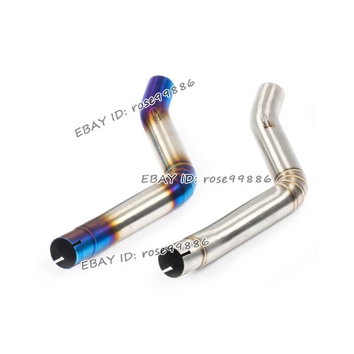 Motorcycle Exhaust Mid Pipe Link Muffler With DB Killer For Benelli TRK 502 - Picture 11 of 11
