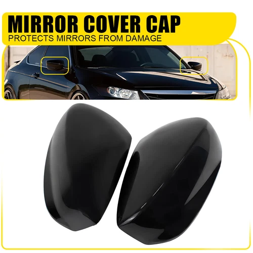 1Pair Rearview Mirror Cover Cap Trim For Honda Accord 2008-2012 Pair Door Side
