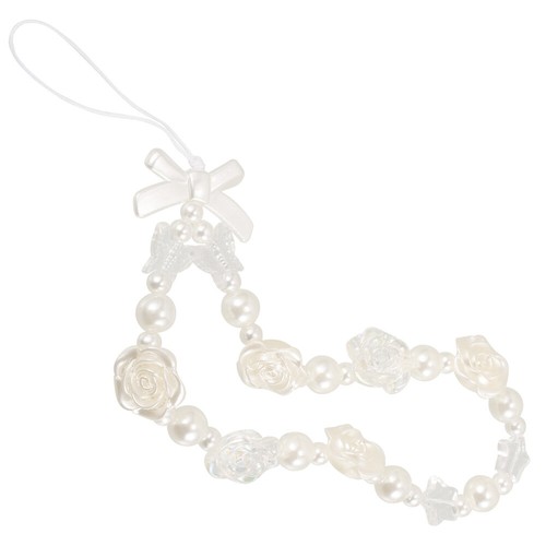Pearl Mobile Phone Chain Imitation Charm Strap Cellphone Lanyard - 第 1/12 張圖片