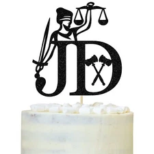 Future Lawyer Cake Topper It's the JD for Me Juris Doctorate Grad Cake Decor ...