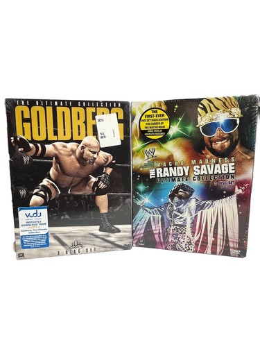 Ultimative Collection DVDs Goldberg und Randy Savage neu versiegelt. Menge 2