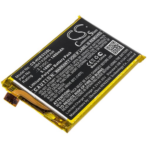 Batterie Li-Polymer 1400mAh type HB474364EAW pour Huawei E5338, Huawei E5338-BK - Photo 2/4