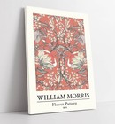 WILLIAM MORRIS 'FLOWER PATTERN' FLORAL HOME DECOR CANVAS WALL ART PICTURE PRINT