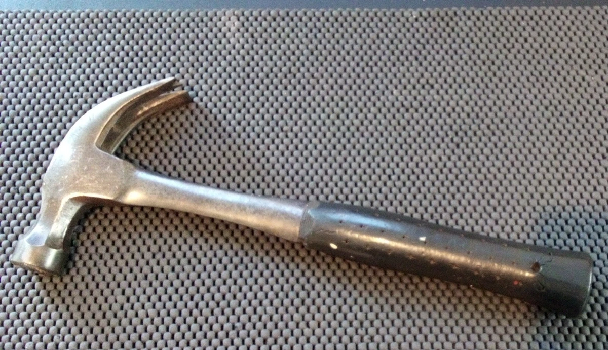 VINTAGE CRAFTSMAN REG. TRADE MARK M CURVED CLAWS HAMMER SEARS 3825 16 Oz