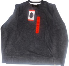 Jachs New York Men's Crew Neck Long Sleeve Fleece Sweatshirt, Black, Size M