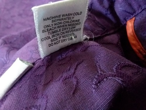 Tantrums Womens XXL Purple Embroidered Jacket 3 Buttons Pockets - Picture 8 of 8