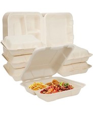 8X8 3comp biodegradable 1 case included 200ct great deal
