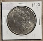 1900 P Morgan Silver Dollar, XF/AU Details, 90% Silver US Coin Bright Nice
