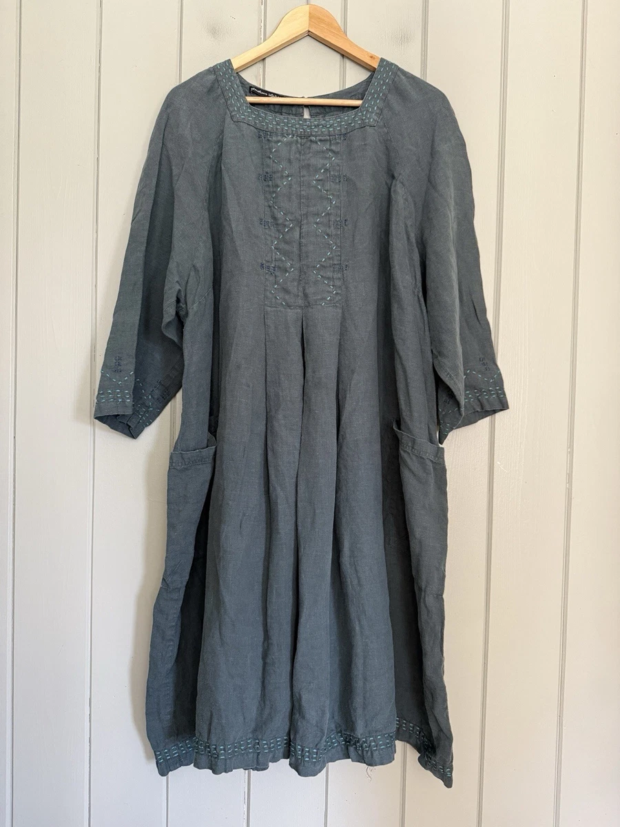 chinese dress ladies WHITE LINEN SQUARE-NECK FIT & FLARE DRESS – Elegance Boutique main image 0