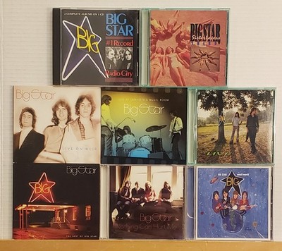 Big Star CD collection, 8 different titles, studio, live, compilation, tribute