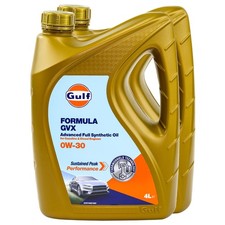 Motoröl Gulf Formula GVX 0W-30 2 X 4 Liter für Skoda Subaru VW Caddy IV Sharan