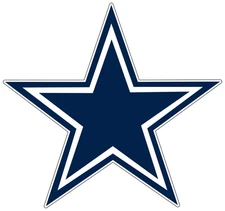 Dallas Cowboys Star Logo - Die Cut Laminated Vinyl Sticker Decal NFL car window