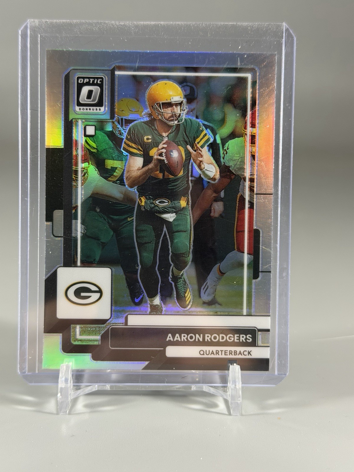 2022 Panini Donruss Optic - Aaron Rodgers #70 Holo Prizm