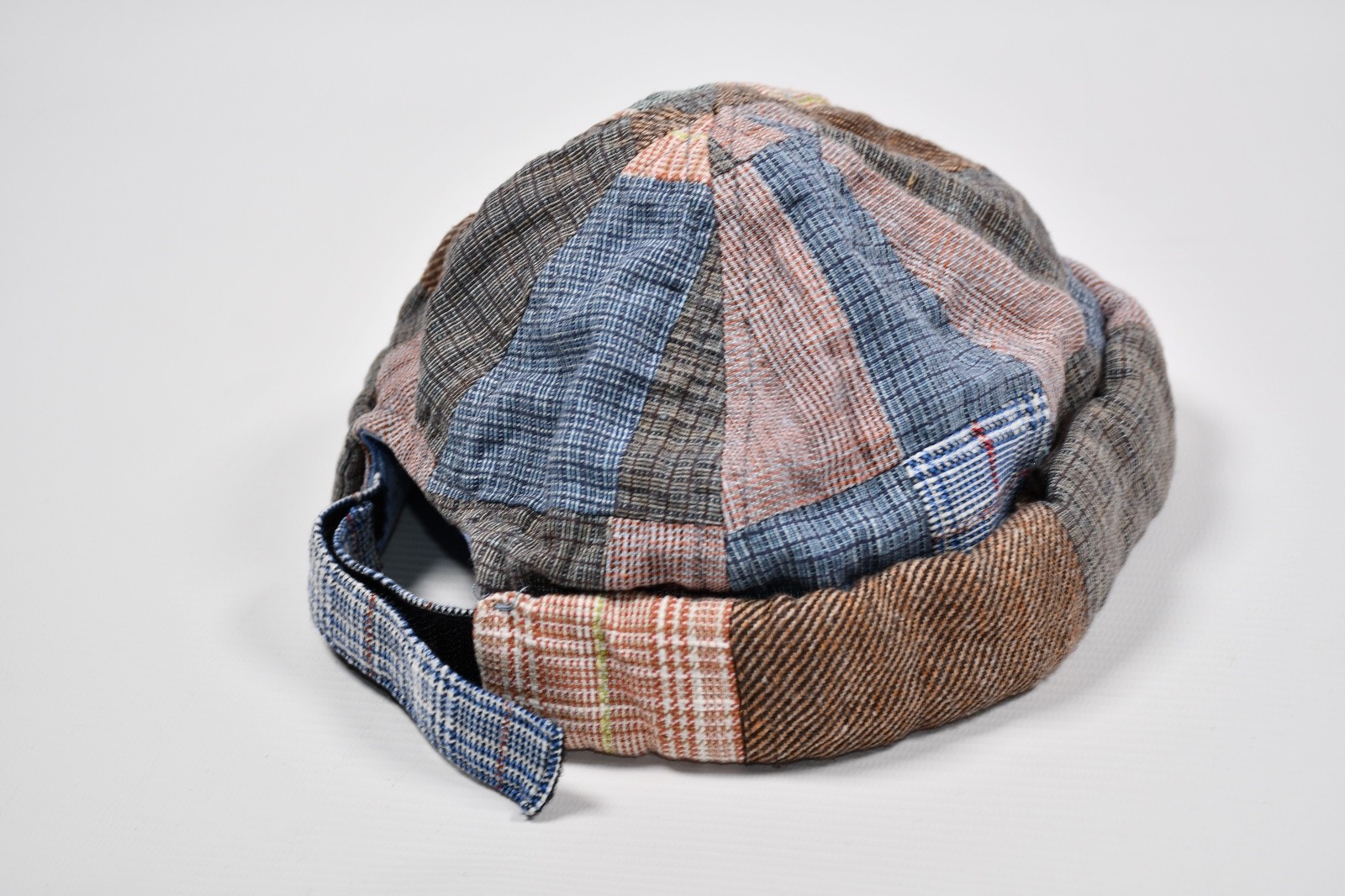 Stetson Clarson Patchwork Blue Docker Linen & Wool - image 6