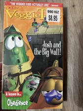 VeggieTales - Josh And The Big Wall (VHS, 1999) Vintage New Sealed