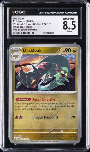 Drakloak graded CGC 8.5 for sale on eBay