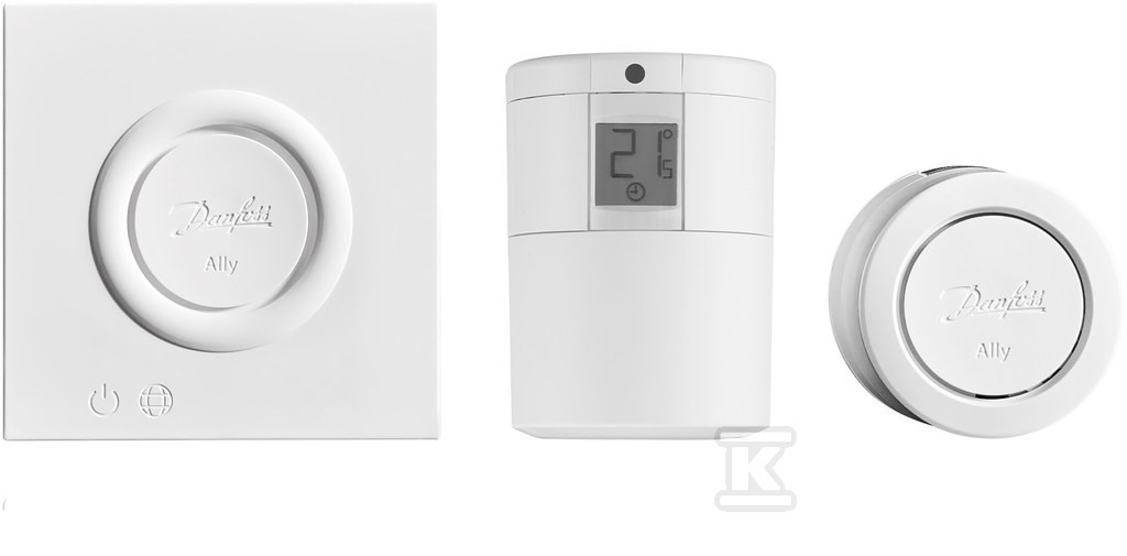 Danfoss Weiß Ally Starter Pack Gateway + Thermostat - Bild 4