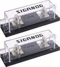 300 Amp ANL Fuse Holder 0/2/4 Gauge Fuse Block with 300A ANL Fuses for Car Audio