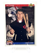 1991 Upper Deck Jim Thome #5 Star Rookie Cleveland Indians HOF RC Card. rookie card picture