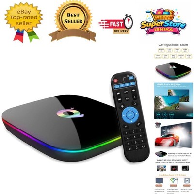 Hochleistungs Q PLUS Android 10.0 TV Box - 6K Ausgang, 3D & WiFi Konnektivität
