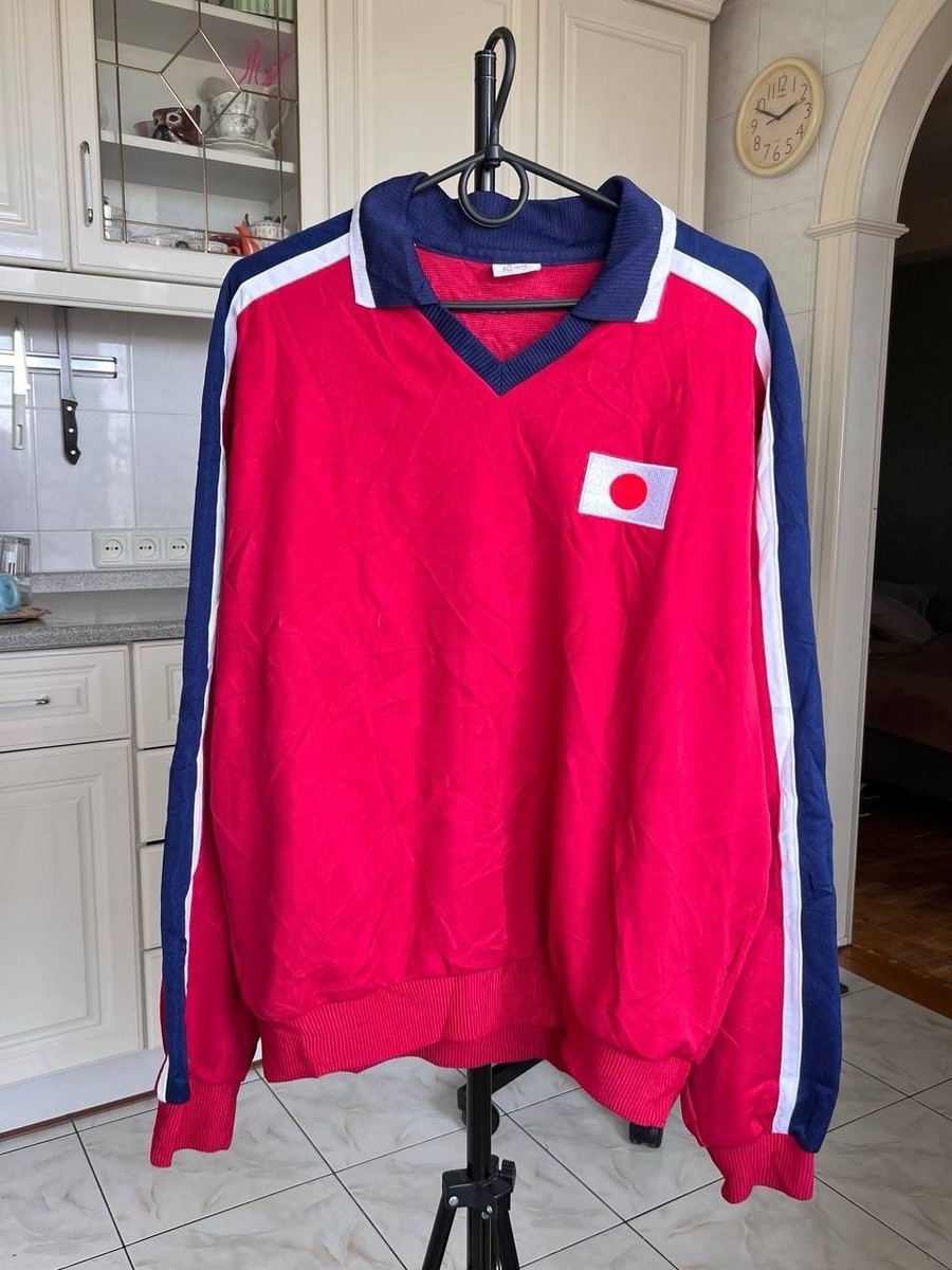 VINTAGE MIZUNO FOOTBALL SWEATSHIRT SOCCER JERSEY JAPAN TEAM