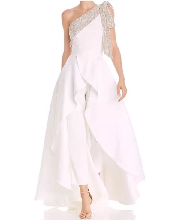 JAYGODFREY Ruffle Drape Gavin Layering Over Skirt Size 2 US - Image 2 of 4