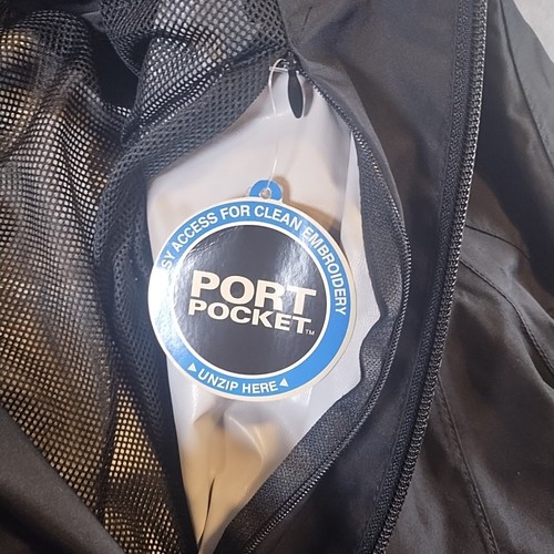 NWT Portillos Employee Windbreaker With Removable Hood Mens M Port Authority - Picture 6 of 9