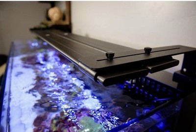 Current USA Orbit Marine IC PRO 36-48'' Inch Dual LED Saltwater Reef Marine Aq...