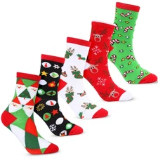 Christmas Holiday Socks for Women– Warm Cozy Winter Crew Stocking Stuffer Gift