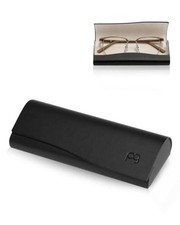 Glasses Case, Slim Reading Glasses Case, Portable Hard Shell Black - 1 Pack