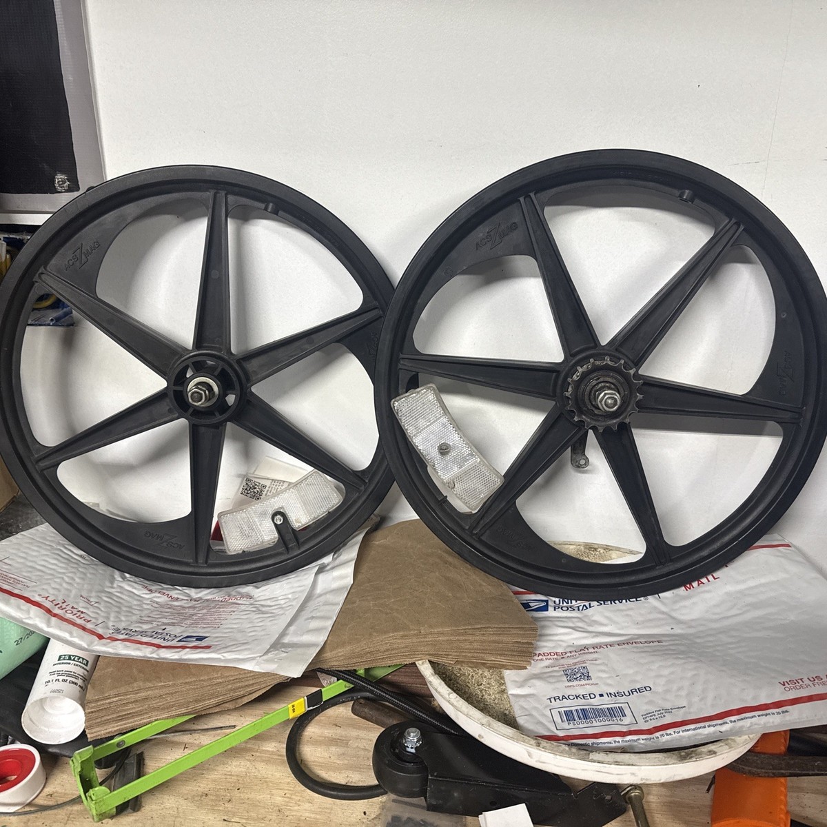 Vintage 80s ACS Z MAG Rims W/ Coaster Break 18t cog BMX Bike
