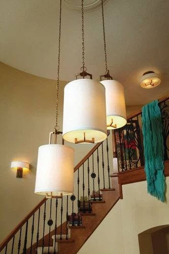 Hinkley Lighting 3201 3 Light 20"W Semi-Flush Ceiling Fixture - Nickel - Picture 9 of 9