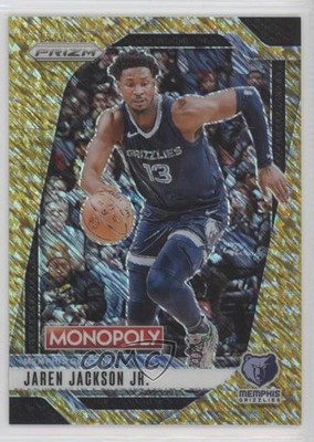 2024 Panini Prizm Monopoly Millionaire Gold Shimmer /500 Jaren Jackson Jr 1j2e