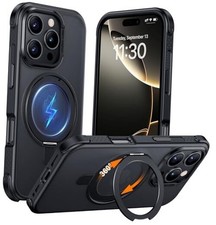 Magnetic for iPhone 16 Pro Max Case, with 360 Rotatable Invisible Magnetic O