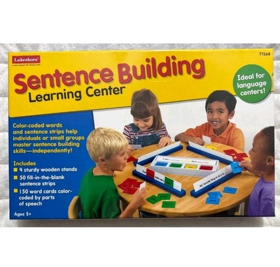 Sentence Building Learning Center By Lakeshore TT368 Age 5+ Brand New Sealed