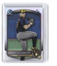 JD Thompson 2025 Bowman Draft Chrome Refractor