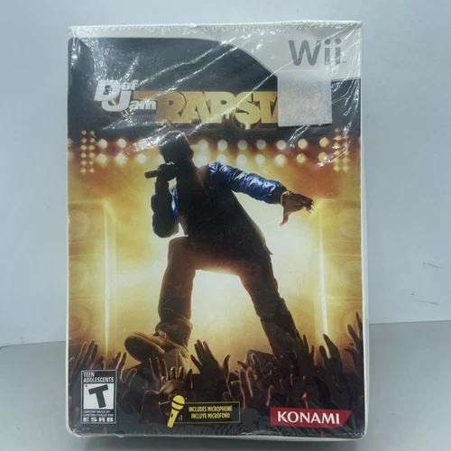 Def Jam Rapstar Microphone Bundle Nintendo Wii Game Complete Box 2010 New