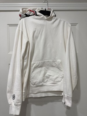 BAPE A Bathing Ape Shark Tiger Pullover Hoodie White 2XL XXL WGM Made Japan