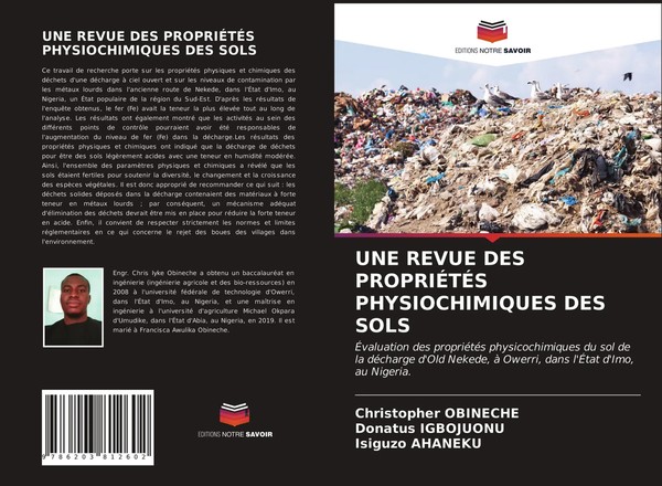 Christopher Obineche (U. A.) | Une Revue Des PropriÉTÉS Physiochimiques Des Sols-image