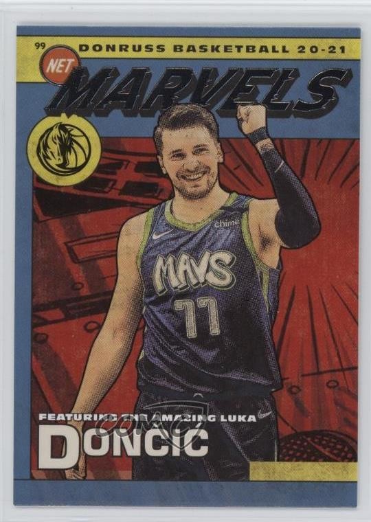 2020-21 Panini Donruss Net Marvels Luka Doncic #18 6o3