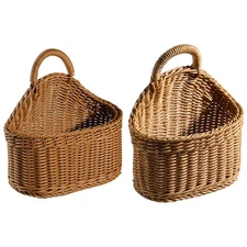 Woven Hangings Storage Baskets  Woven Baskets for Organizing Wall Basket Decor