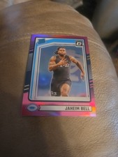 2024 Donruss Optic Pink Preview Jaheim Bell Rookie New England Patriots #337